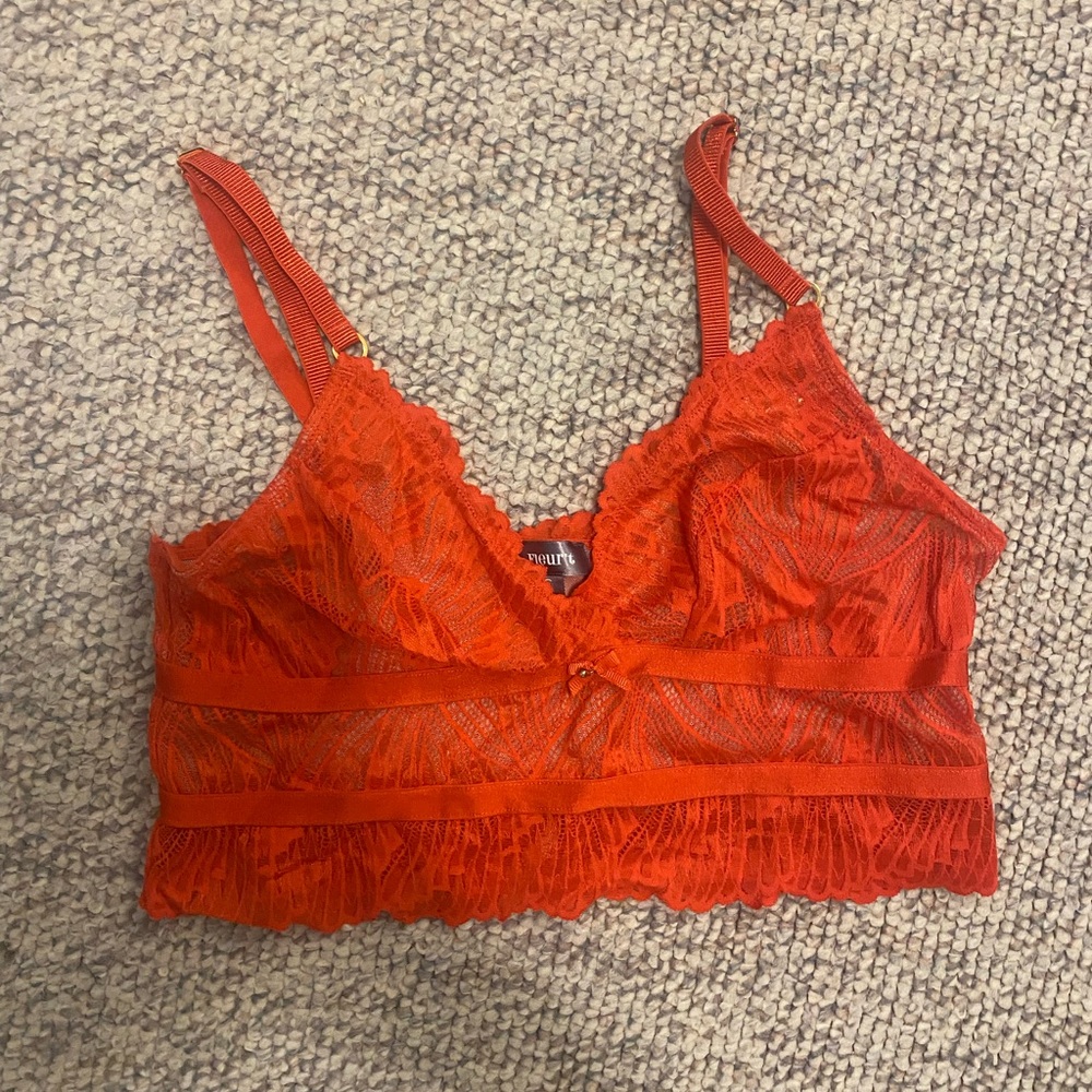 Red Lace Bralette